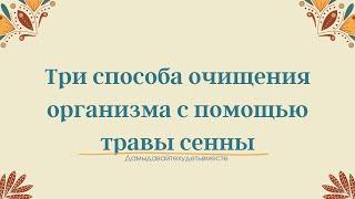 Три способа очищения организма с помощью травы сенны