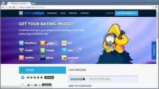 RatingWidget for Blogger: Gadget Setup Tutorial