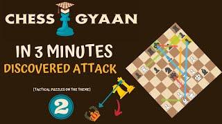 Chess Gyaan in 3 minutes - Episode - 29 - Theme - Discovered Attack - 2