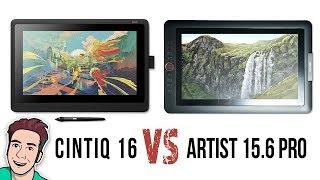 XP-Pen Artist 15.6 Pro vs Wacom Cintiq 16