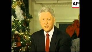 USA: CLINTON WISHES EVERYONE A MERRY CHRISTMAS