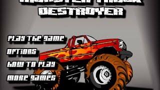 Play Monster Truck Destroyer Youtube Video - Free Online Games ( Complete Level )