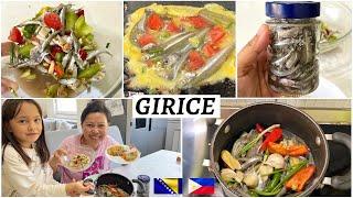 Kako sam kuhala sitnu ribu Girice | How I cooked the tiny fish called Girice