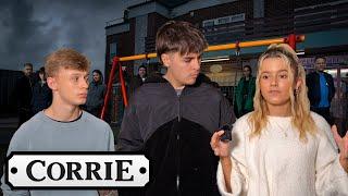 Luca, Liam and Sydney Discuss The Tragedy Of Mason's Death | Coronation Street