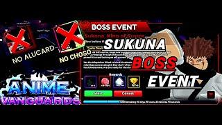 How to solo sukuna boss event without choso and alucard #roblox #vanguards #trending #video