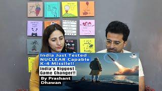 Pakistani Reacts to INDIA JUST TESTED NUCLEAR CAPABLE K-4 MISSILE! INDIA'S BIGGEST GAME CHANGER