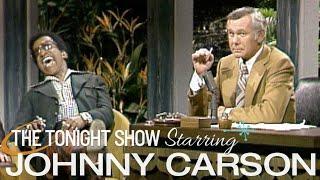 Sammy Davis Jr. and Johnny Trade Impressions | Carson Tonight Show