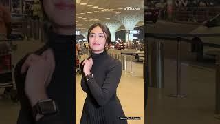 Mrunal Thakur rocks the airport look in style