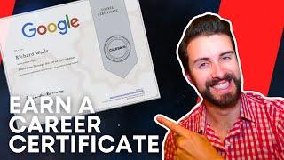 How to Earn a Google Career Certificate (..and Get AHEAD in Your Career!)