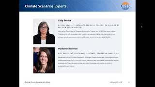 Webinar: Putting Climate Scenarios into Action