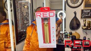 RED BY KISS GOLD CORDLESS TRIMMER UNBOXING