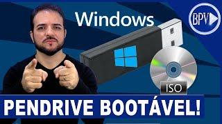 Como Criar um PENDRIVE BOOTÁVEL - Série Formatação BPV!