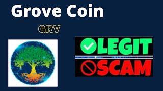 Is Grove Coin (GRV) Scam or Legit ??