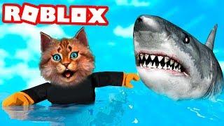 ВЫЖИВАНИЕ ОТ АКУЛЫ В РОБЛОКС НА НЕОБИТАЕМОМ ОСТРОВЕ! ROBLOX