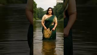 Stylish & Serene 02: A beautiful Woman walking in River | Dubai Princess #prettygirl  #dubaiprincess