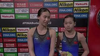 FINA world championships: Women’s diving 10m synchro final