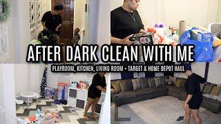 AFTER DARK CLEAN WITH ME 2020 | CLEANING MOTIVATION + TARGET HAUL | @TheWilkinsCasa