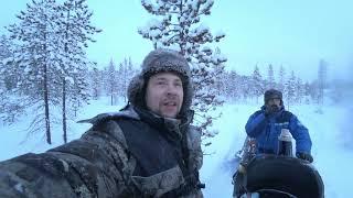 В тайгу на секретное озеро.Рыбалка в глухозимье.Trip to an abandoned lake.