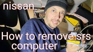 How to remove srs computer airbag nissan leaf
