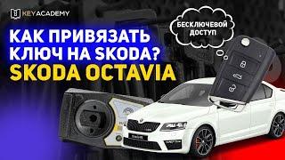 Как привязать ключ на шкоду если машина против этого | Skoda Octavia A7 2015 | Program KEY