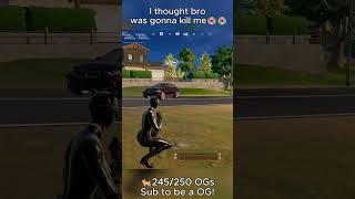 I thought bro was gonna kill me  #fortnite #gaming #shorts