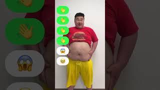 【TikTok100万再生】120Kgデブのはじけるリアクション