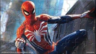 Puzzles Spiderman. Superhero. Пазлы Человек Паук