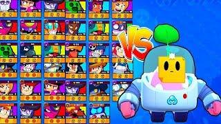 СПРАУТ ПРОТИВ ВСЕХ БРАВЛЕРОВ В BRAWL STARS | ПВП БРАВЛЕРОВ | 1vs1