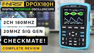 FNIRSI DPOX180H 180Mhz Osciloscope⭐ 2-Channels + 20Mhz Function Generator