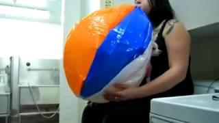 Blowing up a Beachball