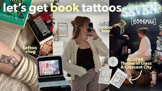 Let's get book tattoos  bookish tattoo vlog & tour | Bookmas day 6 [vlogmas]