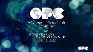 83rd Annual Overseas Press Club Awards