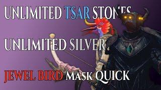 Outward: Unlimited Tsar Stones & Silver + A Jewel Bird Mask fast! (Legacy & Splitscreen Shenanigans)