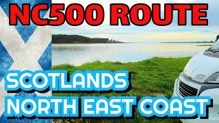 SCOTLAND VAN LIFE TOUR. DAY 25. LOCH FLEET. MOTORHOME WILD CAMPING. FULLTIME VAN LIFE. NC500. DJI.