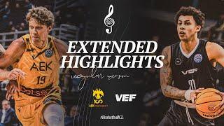 AEK Betsson BC v VEF Riga | Full Game Highlights | #BasketballCL 2024-25