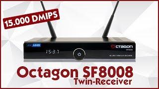 Octagon SF8008  Der 4k Twin S2X Receiver mit 15.000 DMIPS! | Review Deutsch 