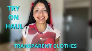 Transparent Fashion Trends: Stunning Try-On Haul 2024!