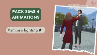 THE SIMS 4 ANIMATION - VAMPIRE FIGHT #1 DOWNLOAD