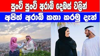 Learn Arabic with Arabic Sinhala  dialogues