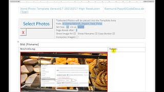  FotoVorlage als Word Dokumentation mit automatischer Bild Anpassung Zuschnitt