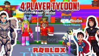 Roblox: 4 PLAYER TYCOON! FINALLY