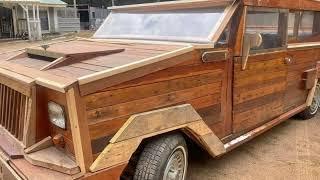 This Wood Cabin on Wheels Used to Be a 1983 Ford F-150