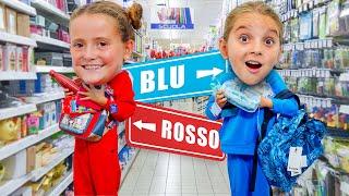 BLU vs. ROSSO - Back to School Color Challenge