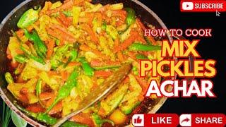 Mix Achar Recipe || سبزی کا اچار بنانے کا اصل طریقہ || Mix Pickle Tips And Tricks