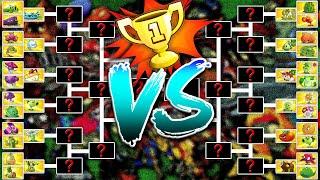 PvZ 2 BIG Tournament - Who Will Win? - Plant vs Plant Challenge