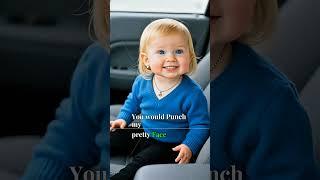 would you punch me for Million $ #baby #funny #memes #comedy #youtubeshorts #unitedstates #cutebaby