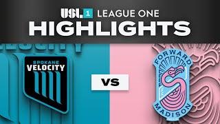 6.14.2025 | Spokane Velocity FC vs. Forward Madison FC - Game Highlights