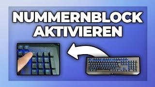 Tastatur Nummernblock geht nicht beheben - Ziffernblock aktivieren Tutorial