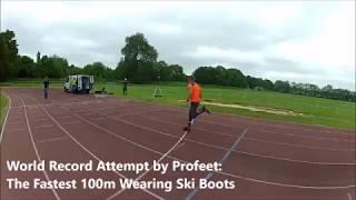 Profeet Takes World Record for Fastest 100m in Ski Boots