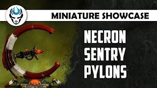 NECRON SENTRY PYLONS - LVL 4 HD MINIATURE SHOWCASE